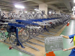 和光市駅南口自転車駐輪場の交換工事を行いました Photo