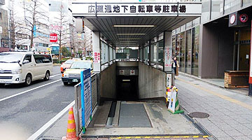 令和元年度 広瀬通地下自転車等駐輪場搬送設備改修工事を行ないました Photo